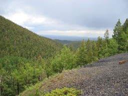 View from the Aztec Mine at French Henry